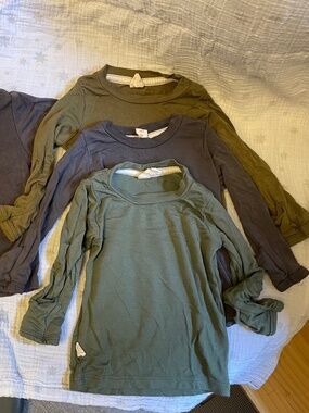 Tenth & Pine bamboo long sleeve bundle 3-6mo